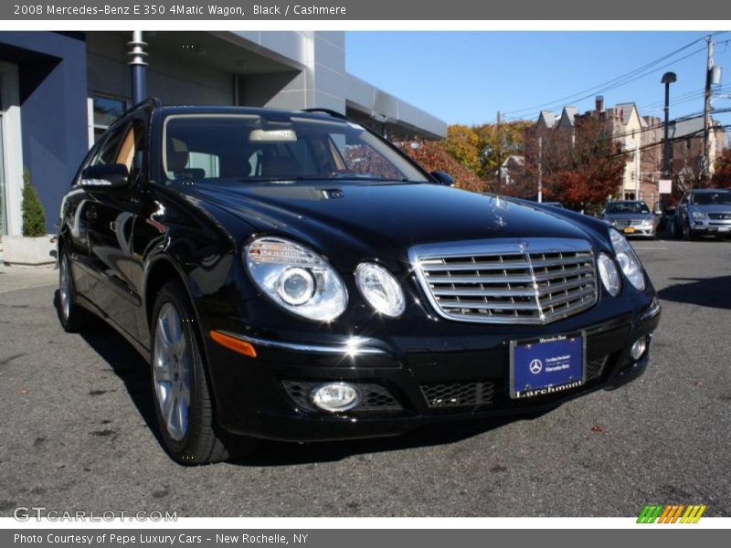 Black / Cashmere 2008 Mercedes-Benz E 350 4Matic Wagon