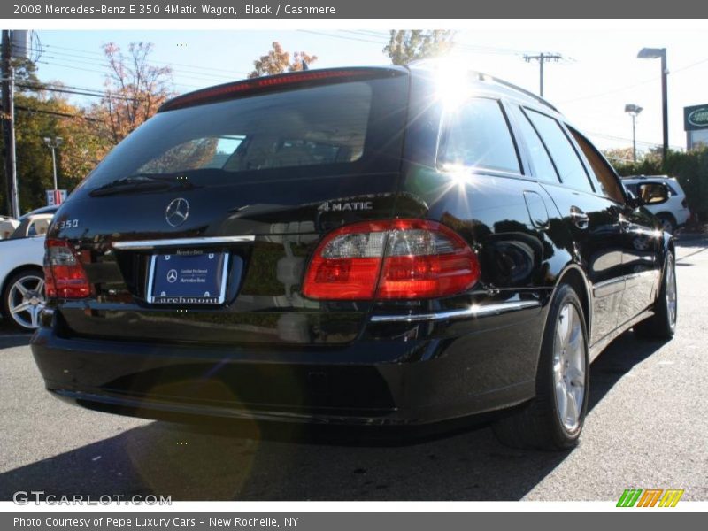 Black / Cashmere 2008 Mercedes-Benz E 350 4Matic Wagon