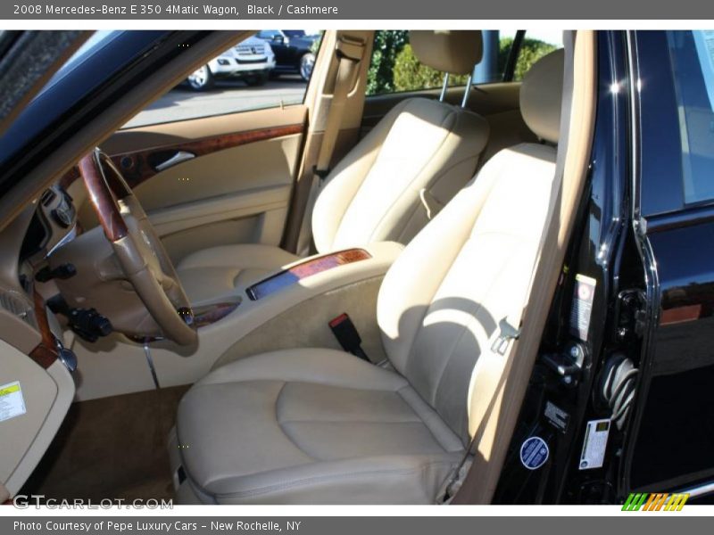 Black / Cashmere 2008 Mercedes-Benz E 350 4Matic Wagon