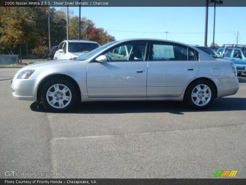 Sheer Silver Metallic / Charcoal 2006 Nissan Altima 2.5 S