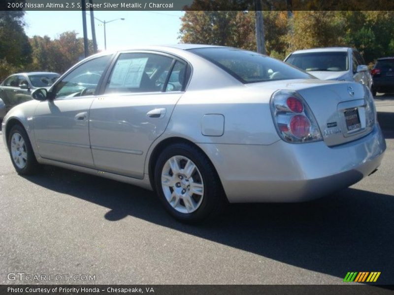 Sheer Silver Metallic / Charcoal 2006 Nissan Altima 2.5 S