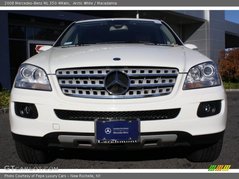 Arctic White / Macadamia 2008 Mercedes-Benz ML 350 4Matic