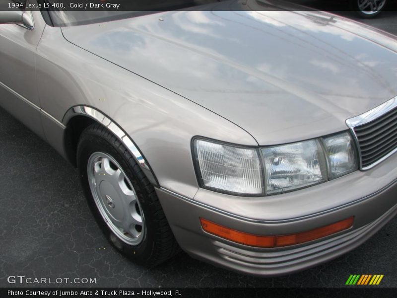 Gold / Dark Gray 1994 Lexus LS 400
