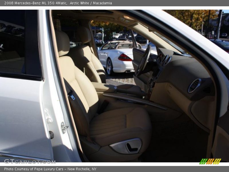 Arctic White / Macadamia 2008 Mercedes-Benz ML 350 4Matic