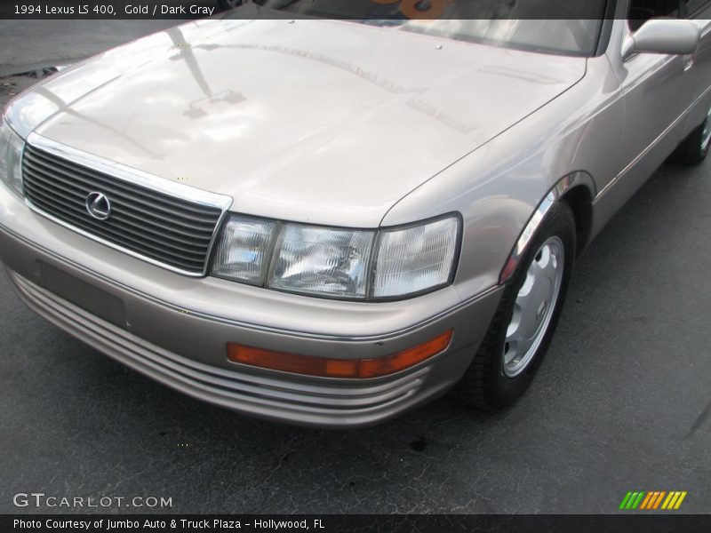 Gold / Dark Gray 1994 Lexus LS 400