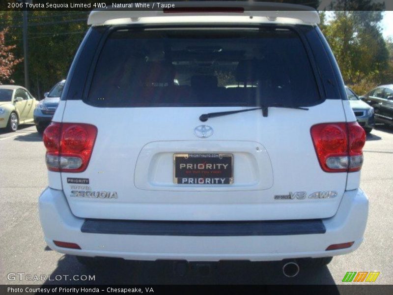 Natural White / Taupe 2006 Toyota Sequoia Limited 4WD