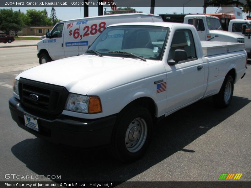 Oxford White / Flint Gray 2004 Ford Ranger XL Regular Cab