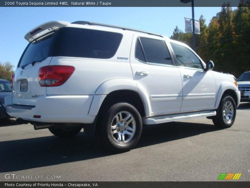 Natural White / Taupe 2006 Toyota Sequoia Limited 4WD