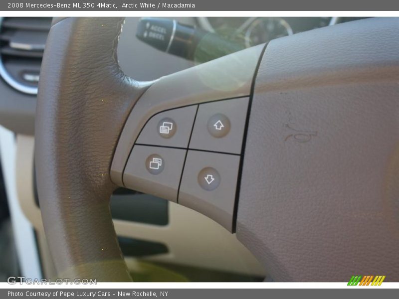 Arctic White / Macadamia 2008 Mercedes-Benz ML 350 4Matic