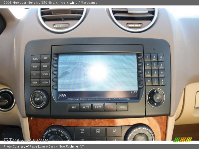 Arctic White / Macadamia 2008 Mercedes-Benz ML 350 4Matic