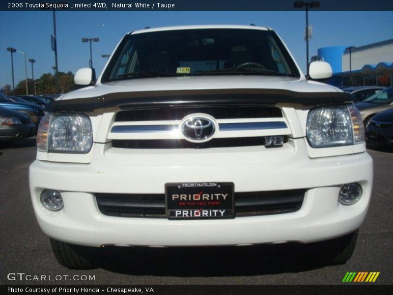 Natural White / Taupe 2006 Toyota Sequoia Limited 4WD