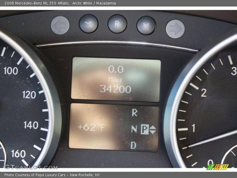 Arctic White / Macadamia 2008 Mercedes-Benz ML 350 4Matic