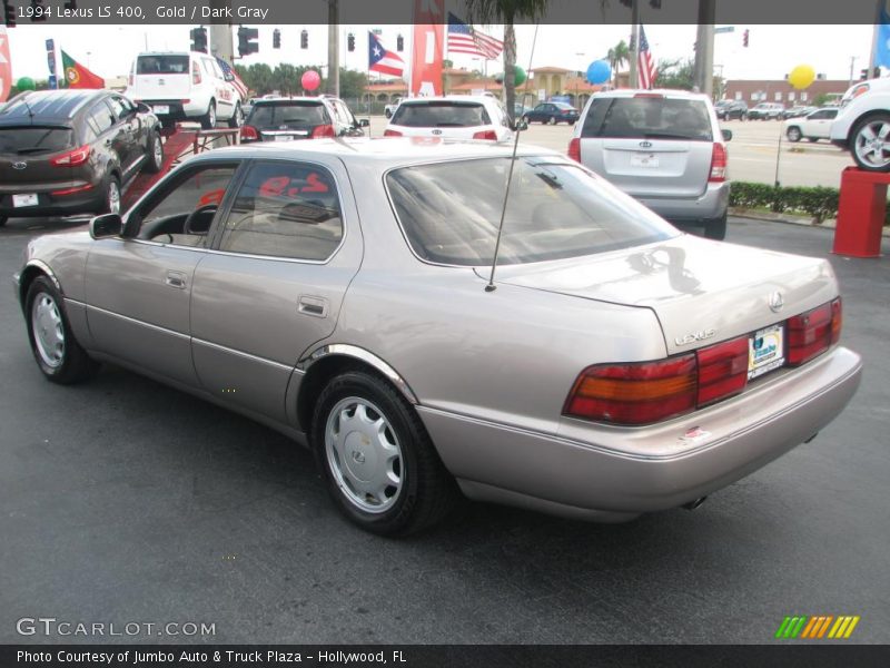 Gold / Dark Gray 1994 Lexus LS 400
