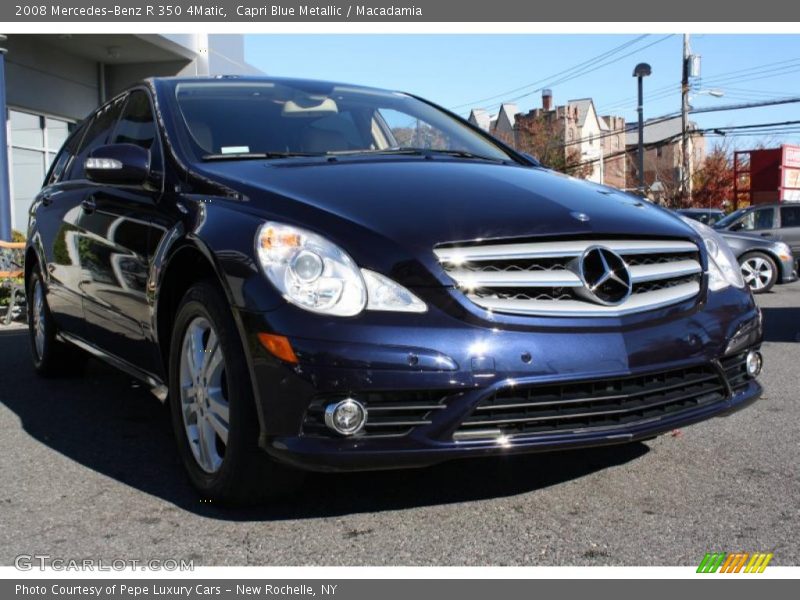 Capri Blue Metallic / Macadamia 2008 Mercedes-Benz R 350 4Matic