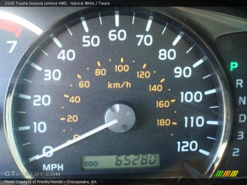 Natural White / Taupe 2006 Toyota Sequoia Limited 4WD