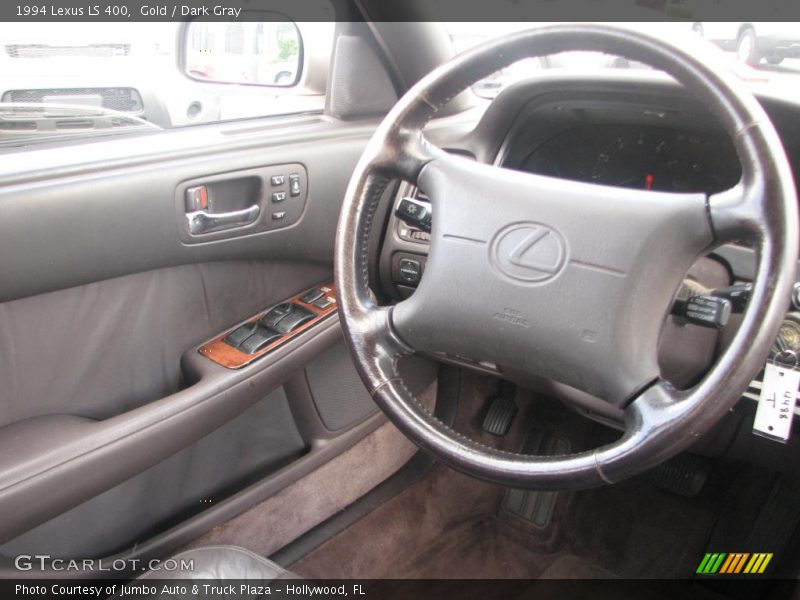 Gold / Dark Gray 1994 Lexus LS 400