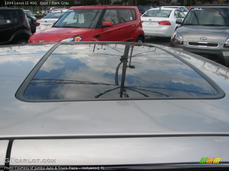 Gold / Dark Gray 1994 Lexus LS 400