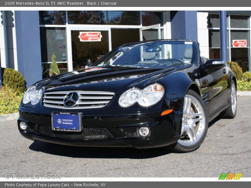 Black / Charcoal 2006 Mercedes-Benz SL 55 AMG Roadster