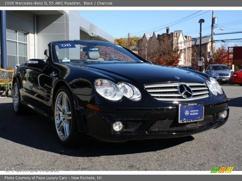 Black / Charcoal 2006 Mercedes-Benz SL 55 AMG Roadster