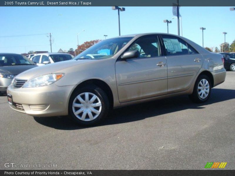 Desert Sand Mica / Taupe 2005 Toyota Camry LE