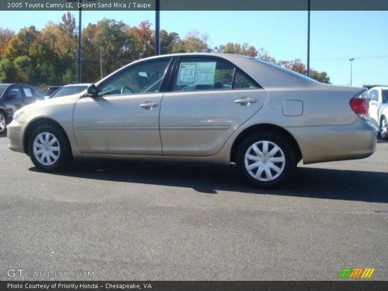 Desert Sand Mica / Taupe 2005 Toyota Camry LE
