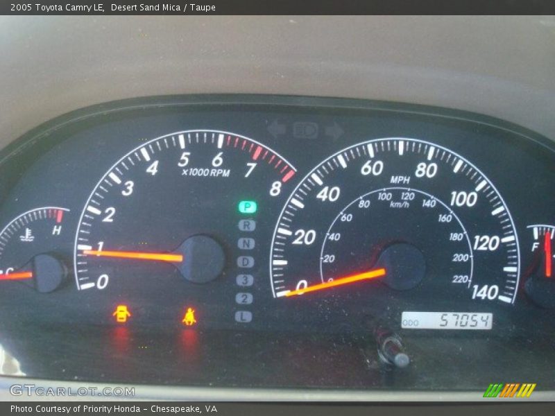 Desert Sand Mica / Taupe 2005 Toyota Camry LE