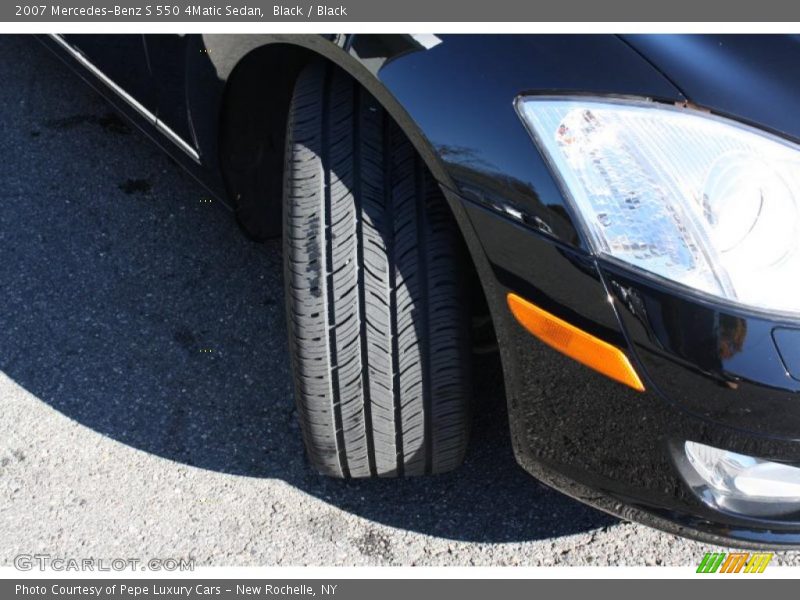Black / Black 2007 Mercedes-Benz S 550 4Matic Sedan