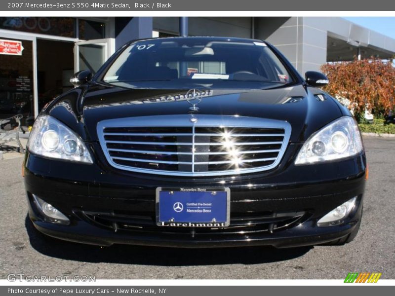 Black / Black 2007 Mercedes-Benz S 550 4Matic Sedan