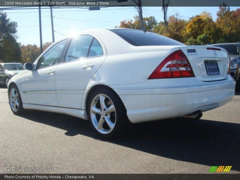 Alabaster White / Stone 2006 Mercedes-Benz C 230 Sport