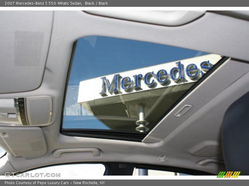 Black / Black 2007 Mercedes-Benz S 550 4Matic Sedan