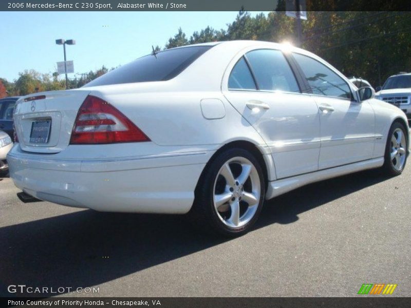Alabaster White / Stone 2006 Mercedes-Benz C 230 Sport