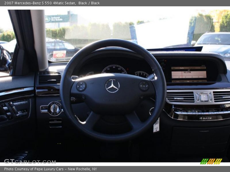 Black / Black 2007 Mercedes-Benz S 550 4Matic Sedan