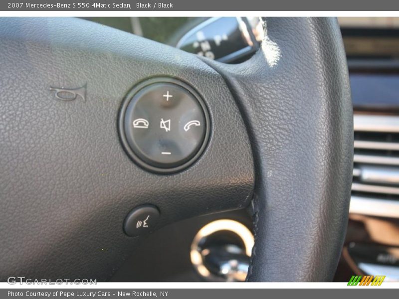 Black / Black 2007 Mercedes-Benz S 550 4Matic Sedan