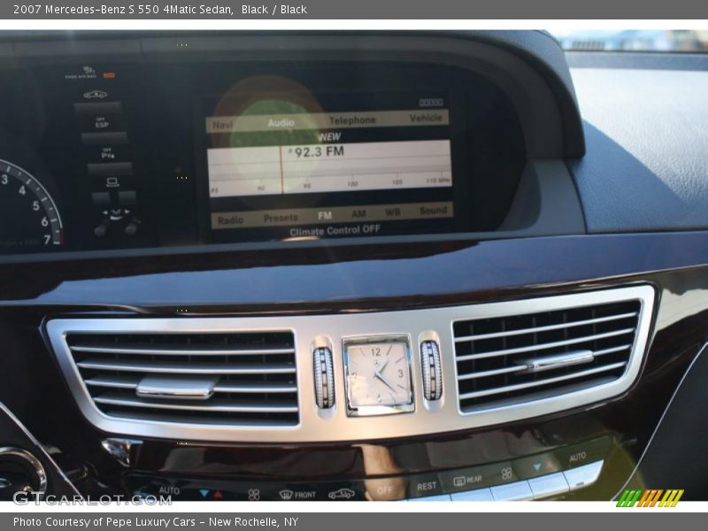Black / Black 2007 Mercedes-Benz S 550 4Matic Sedan