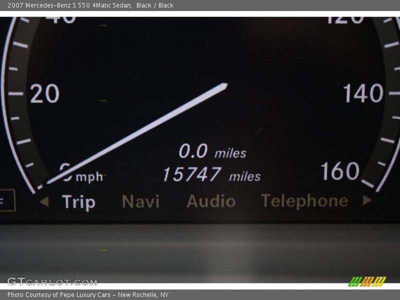 Black / Black 2007 Mercedes-Benz S 550 4Matic Sedan