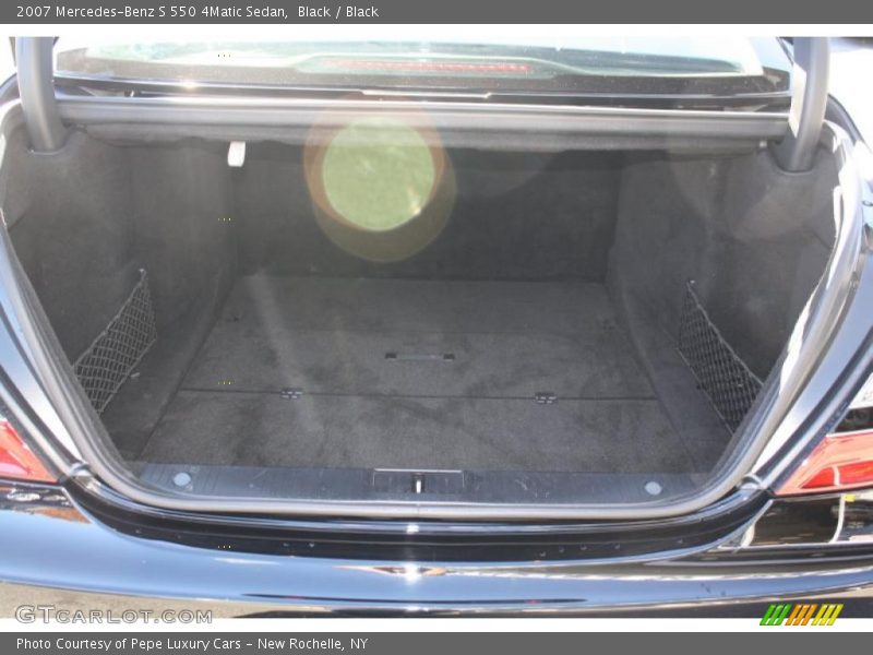 Black / Black 2007 Mercedes-Benz S 550 4Matic Sedan