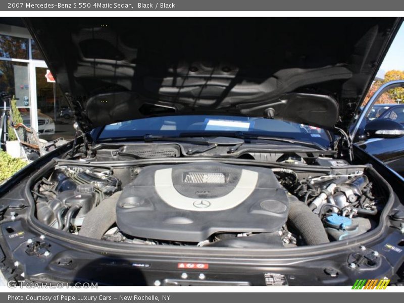 Black / Black 2007 Mercedes-Benz S 550 4Matic Sedan