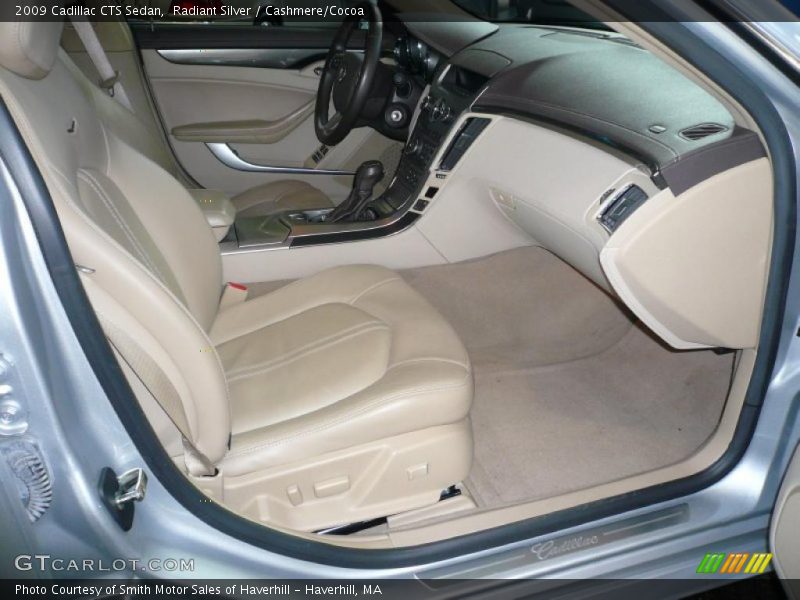 Radiant Silver / Cashmere/Cocoa 2009 Cadillac CTS Sedan