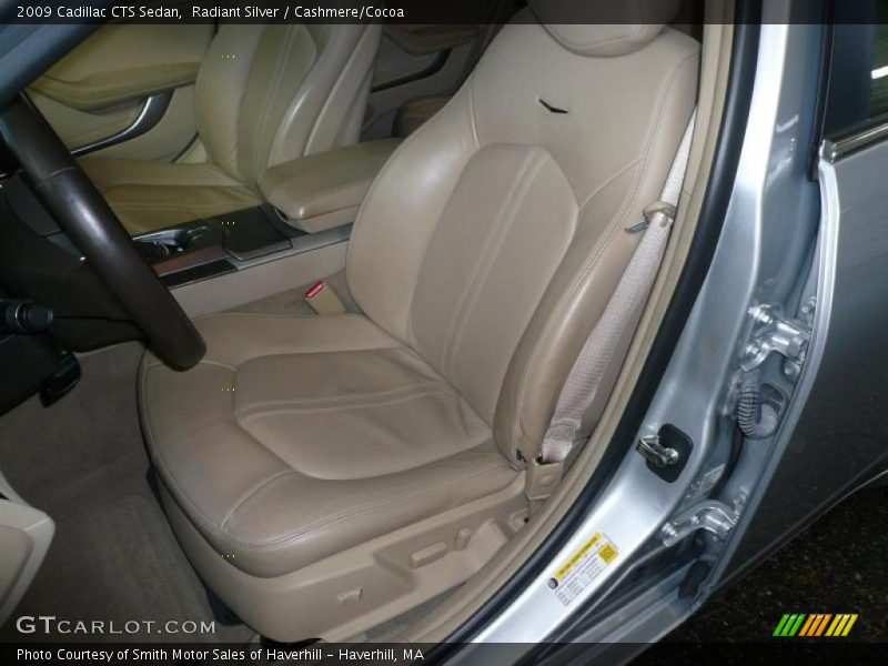 Radiant Silver / Cashmere/Cocoa 2009 Cadillac CTS Sedan