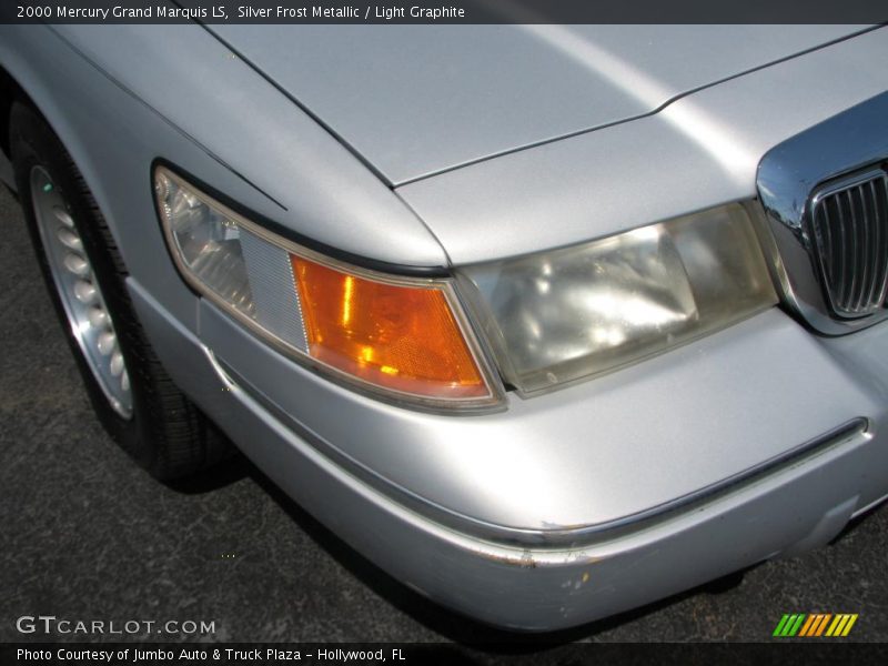 Silver Frost Metallic / Light Graphite 2000 Mercury Grand Marquis LS
