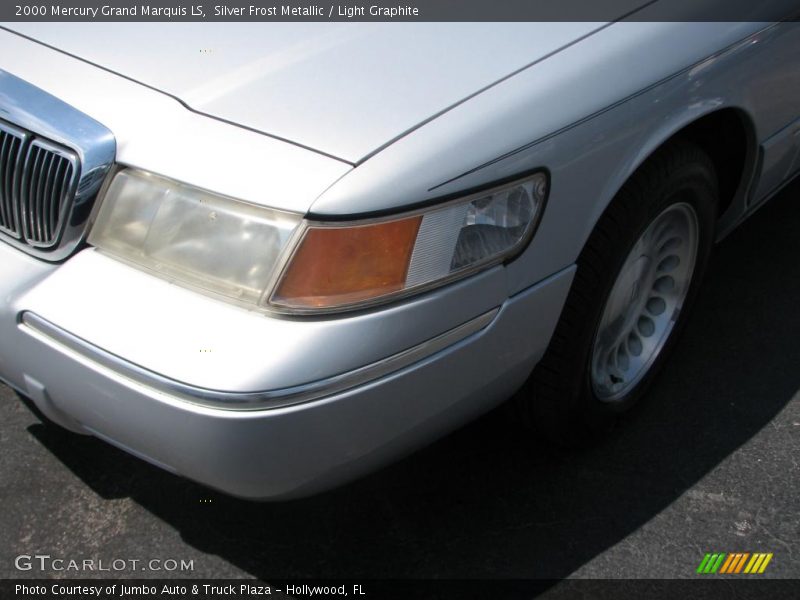 Silver Frost Metallic / Light Graphite 2000 Mercury Grand Marquis LS