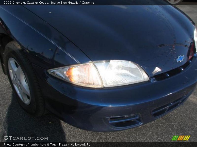 Indigo Blue Metallic / Graphite 2002 Chevrolet Cavalier Coupe
