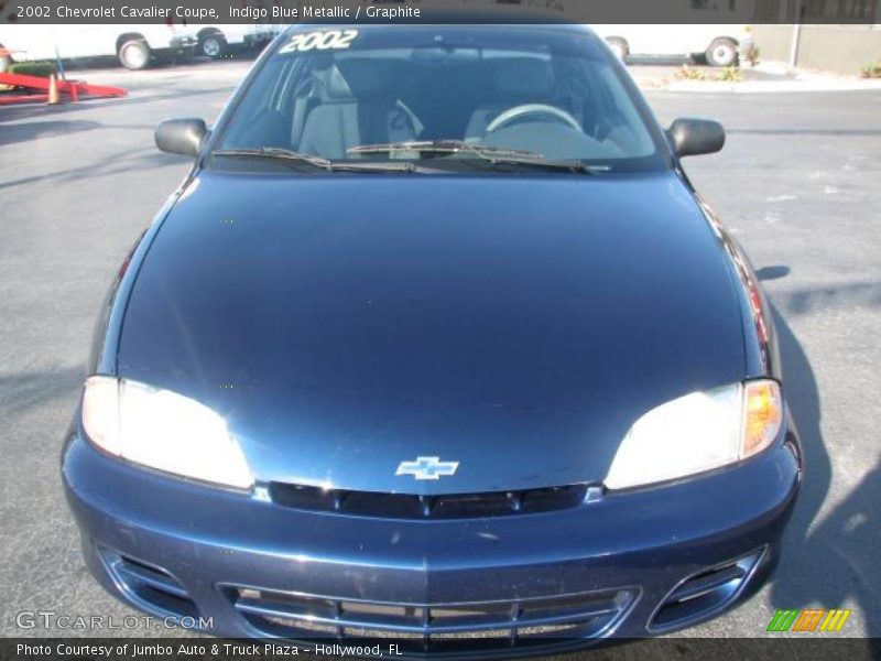 Indigo Blue Metallic / Graphite 2002 Chevrolet Cavalier Coupe