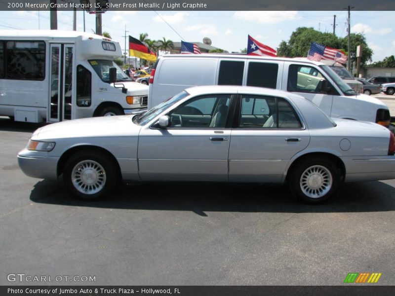 Silver Frost Metallic / Light Graphite 2000 Mercury Grand Marquis LS