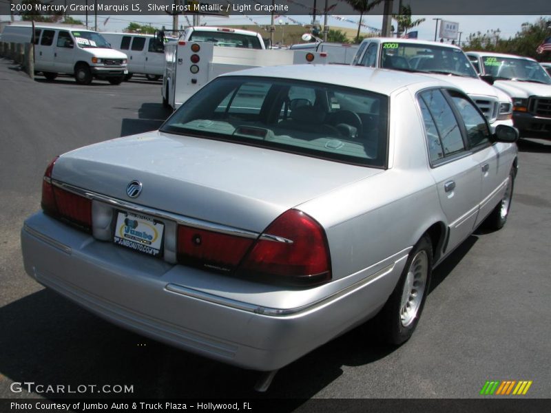 Silver Frost Metallic / Light Graphite 2000 Mercury Grand Marquis LS