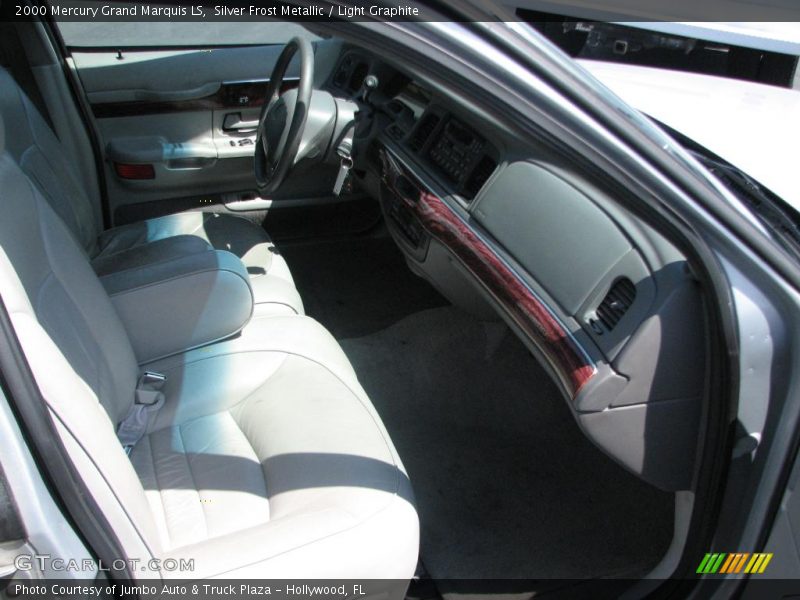 Silver Frost Metallic / Light Graphite 2000 Mercury Grand Marquis LS