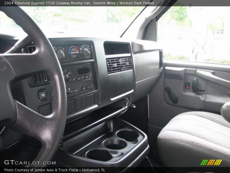 Summit White / Medium Dark Pewter 2004 Chevrolet Express 3500 Cutaway Moving Van