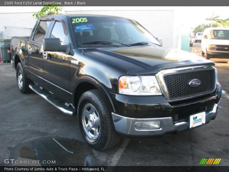 Black / Black 2005 Ford F150 Lariat SuperCrew