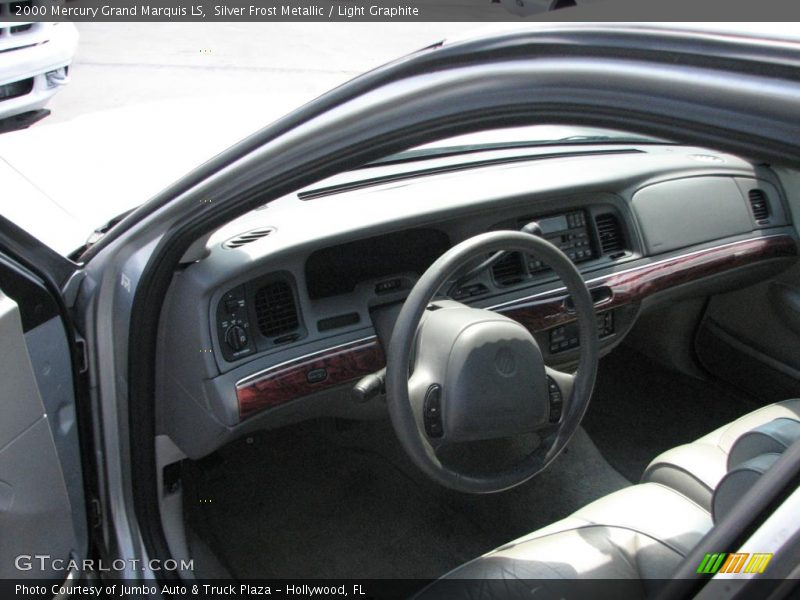 Silver Frost Metallic / Light Graphite 2000 Mercury Grand Marquis LS