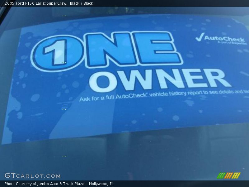 Black / Black 2005 Ford F150 Lariat SuperCrew